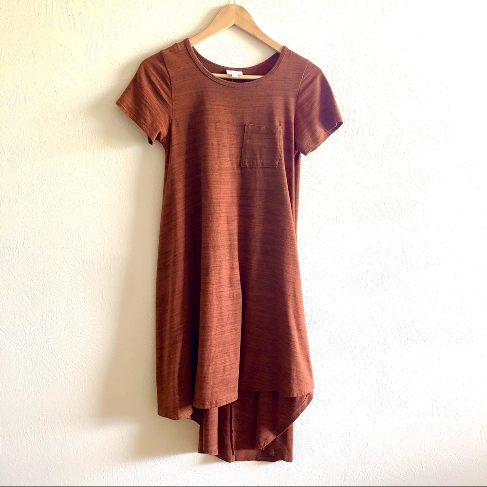 LuLaRoe Carly Dress In Rust